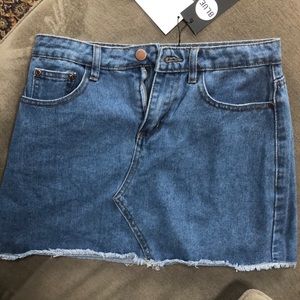 Denim Mini Skirt